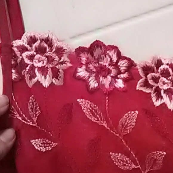 ♥️♥️NWOT Sheer & Sexy Red Nighty♥️♥️ - Picture 7 of 8